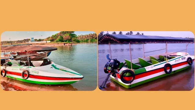 Poovar Boating Cruise – guests and backwater views