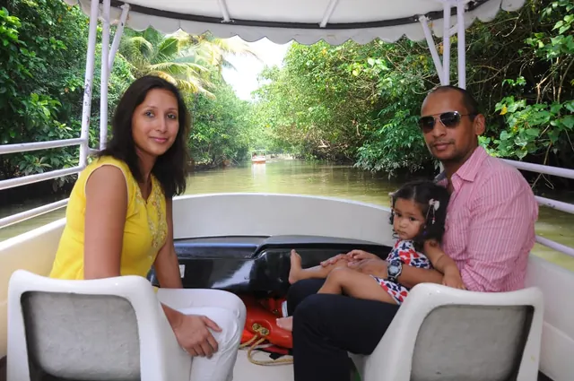 Poovar Boating Cruise – guests and backwater views