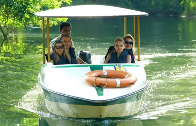 Poovar Boating Cruise – guests and backwater views